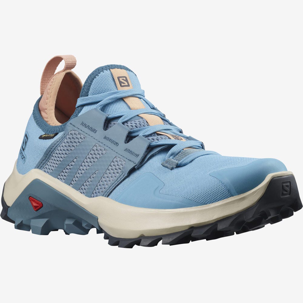 Salomon MADCROSS GORE-TEX Női Terepfutó Cipő Kék | KNJ820354