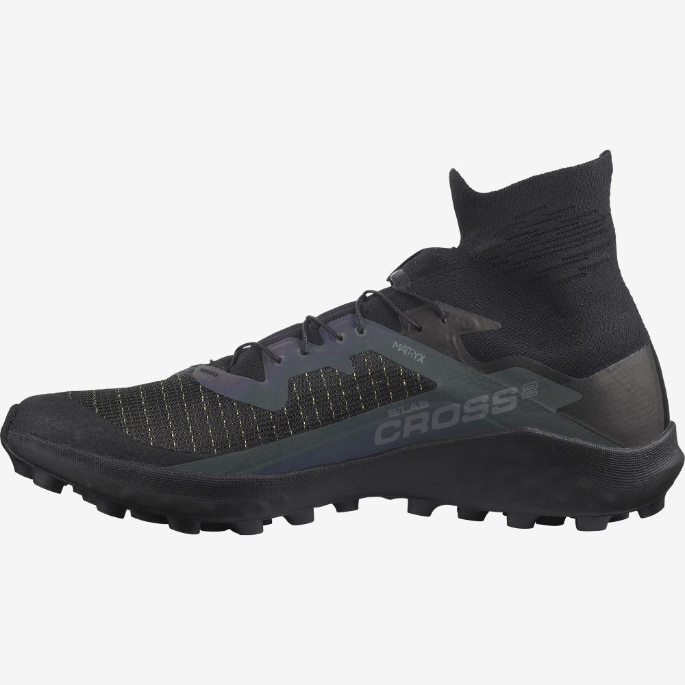 Salomon S/LAB CROSS 2 Férfi Terepfutó Cipő Fekete | JWH360789