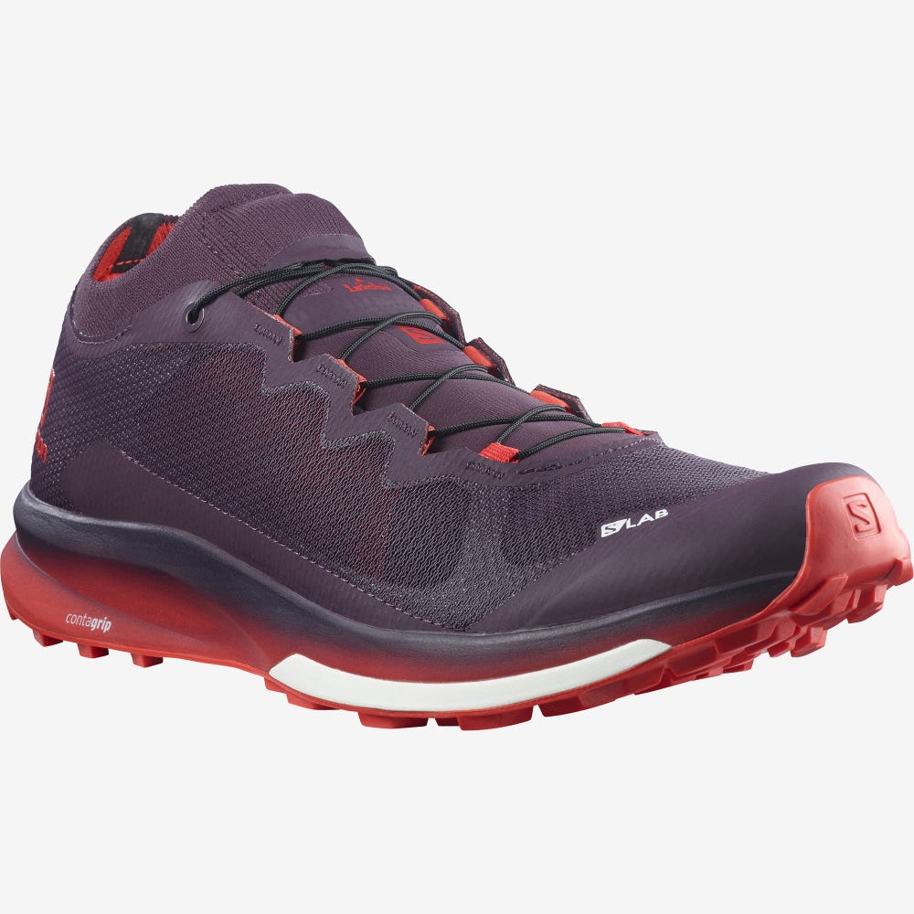 Salomon S/LAB ULTRA 3 Női Terepfutó Cipő Lila/Piros | BEU043978