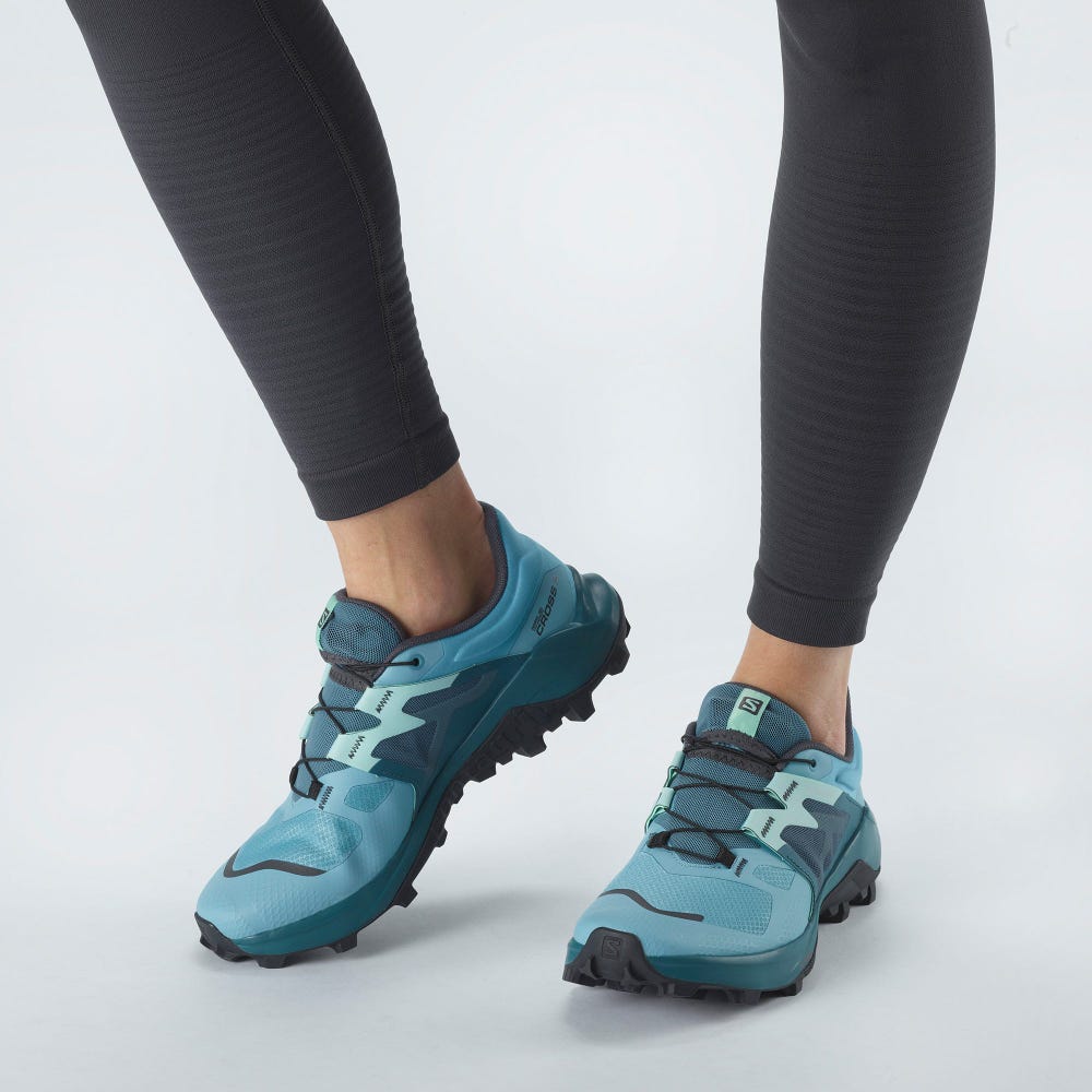 Salomon WILDCROSS 2 Női Terepfutó Cipő Kék | GTZ360798