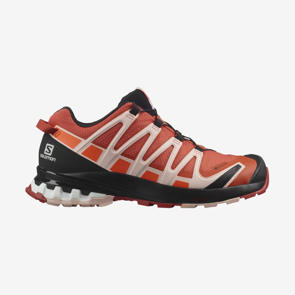 Salomon XA PRO 3D v8 GORE-TEX Női Terepfutó Cipő Narancssárga/Piros Narancssárga | CFE312048