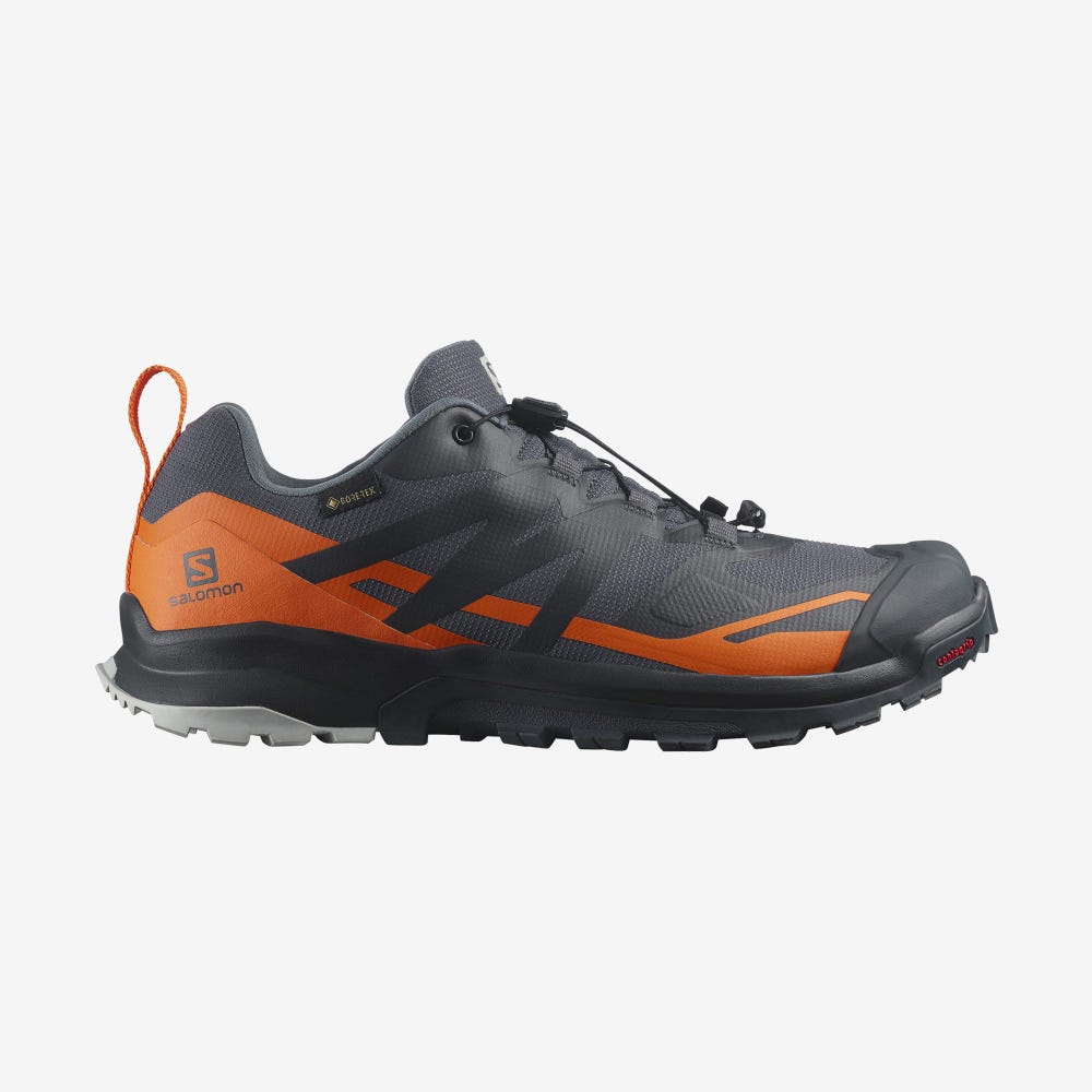 Salomon XA ROGG 2 GORE-TEX Férfi Terepfutó Cipő Szürke/Narancssárga | KNH750168