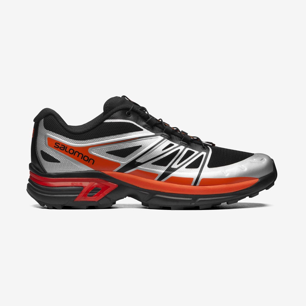 Salomon XT-WINGS 2 Női Sportcipő Fekete/Titán/Narancssárga | JGY839642