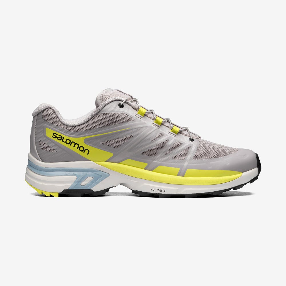 Salomon XT-WINGS 2 Női Sportcipő Szürke/Sárga | OBG826419