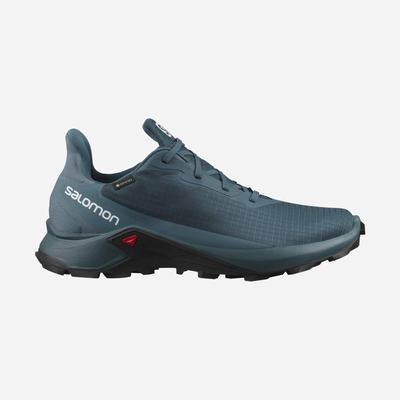 Salomon ALPHACROSS 3 GORE-TEX Férfi Terepfutó Cipő Kék | SPK295410