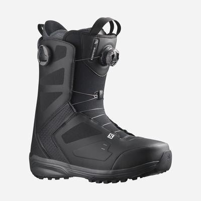 Salomon DIALOGUE DUAL BOA WIDE JP Férfi Snowboard Bakancs Fekete | UNT487659