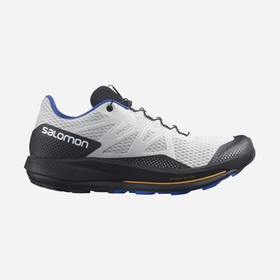 Salomon PULSAR TRAIL Férfi Terepfutó Cipő Bézs/Fekete/Kék | OYP095314