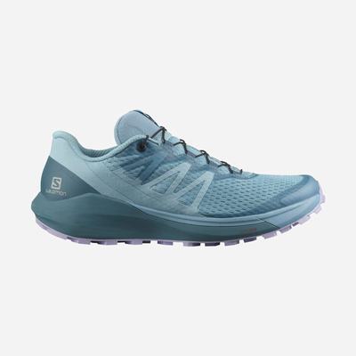 Salomon SENSE RIDE 4 Női Terepfutó Cipő Kék/Levendula | LCX314685