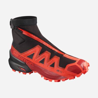 Salomon SNOWSPIKE CLIMASALOMON™ WATERPROOF Női Terepfutó Cipő Fekete/Piros/Piros | TEN985173