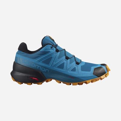 Salomon SPEEDCROSS 5 Férfi Terepfutó Cipő Kék | FPS829165