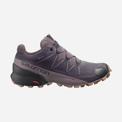 Salomon SPEEDCROSS 5 GORE-TEX Női Terepfutó Cipő Lila | KMO928130