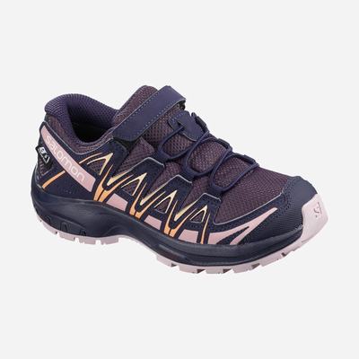 Salomon XA PRO 3D CSWP K Gyerek Túrabakancs Lila/Kék/Lila | BSA028351