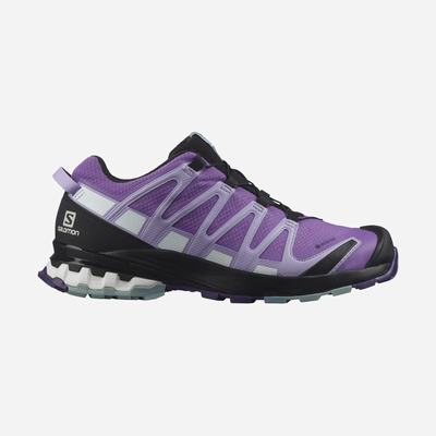 Salomon XA PRO 3D v8 GORE-TEX Női Terepfutó Cipő Királykék Lila/Levendula | IZX153467