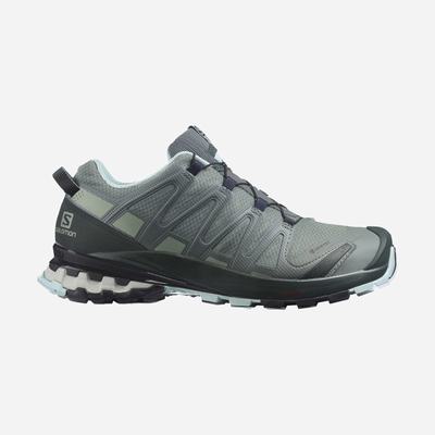 Salomon XA PRO 3D v8 GORE-TEX Női Terepfutó Cipő Zöld/Türkiz | ODK947302