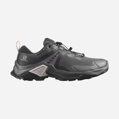 Salomon X RAISE 2 GORE-TEX Női Túracipő Szürke/Fekete | NXF689532