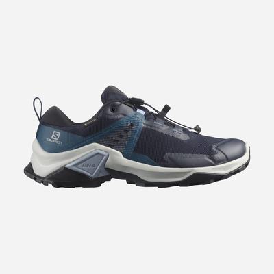 Salomon X RAISE 2 GORE-TEX Női Túracipő Sötétkék/Kék | TQP184053