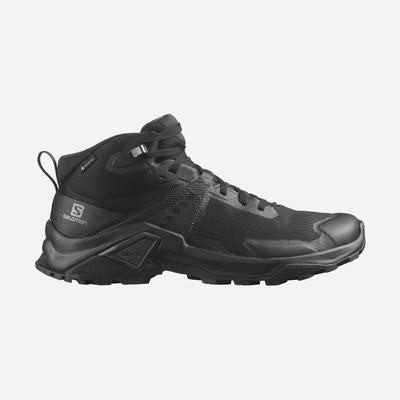 Salomon X RAISE 2 MID GORE-TEX Férfi Túrabakancs Fekete | KHC124307